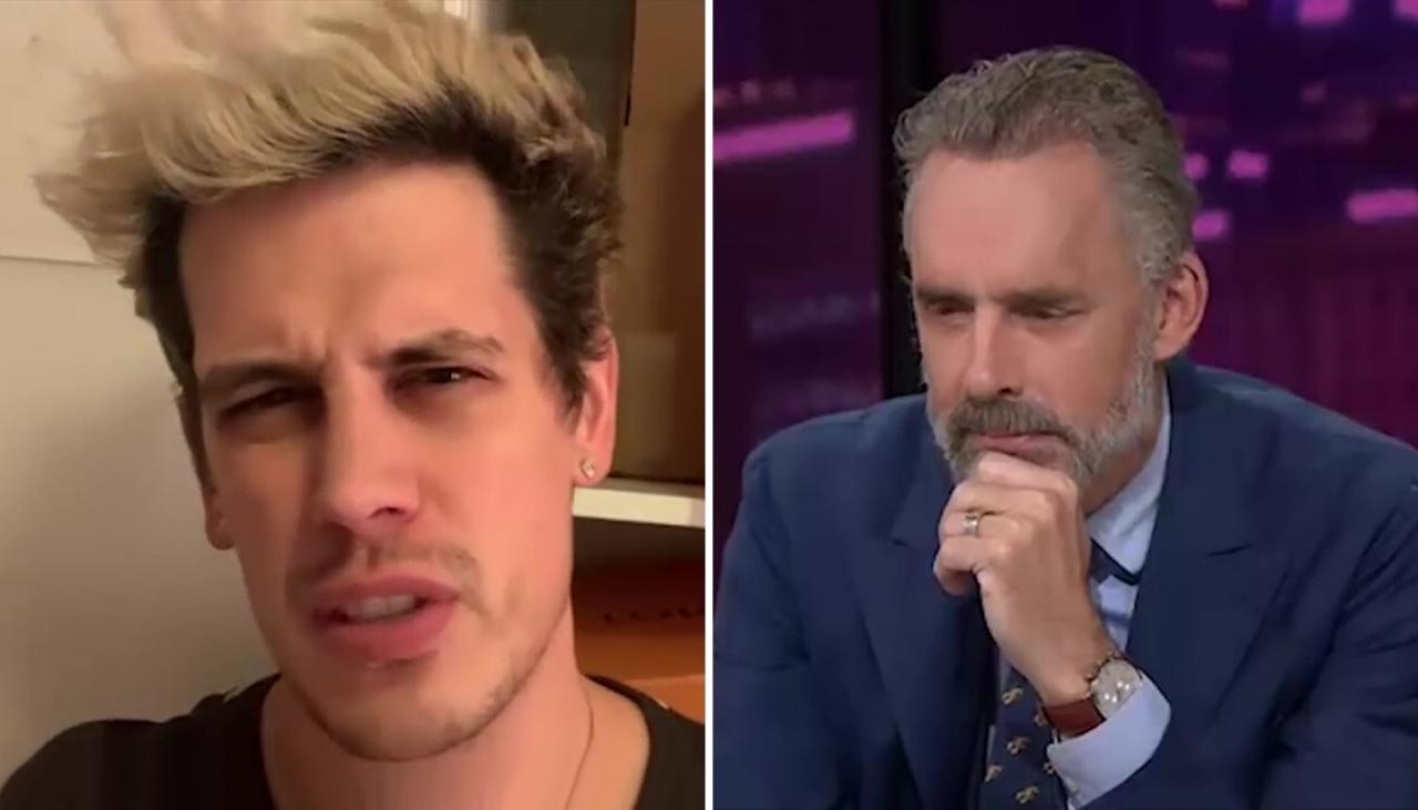 Jordan Peterson denies 'betraying allies' on Australian TV after Milo Yiannopoulos question | Newshub