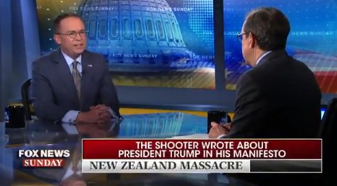 Boom! Watch WH Chief of Staff Mick Mulvaney DESTROYS Shameless Hack Chris Wallace for Editing Shooter's Words to Falsely Indict Trump (VIDEO)