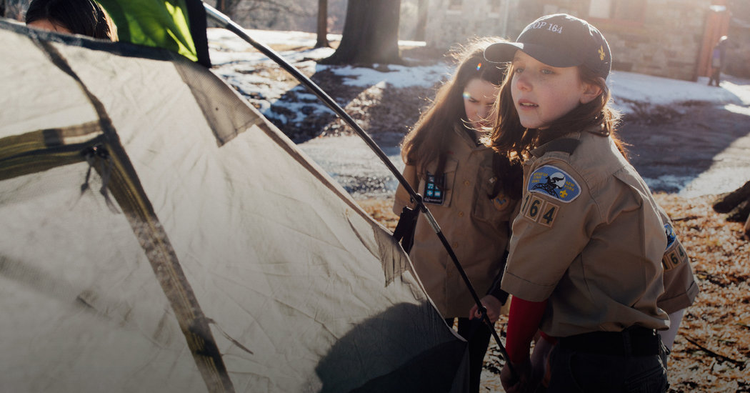 Not ‘My Grandfather’s Boy Scout Troop’: It’s Now for Girls, Too - The New York Times