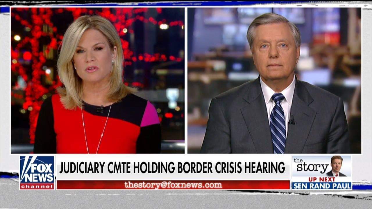 "If this is not a crisis, what the hell would be?"  Sen. Lindsey Graham reacted to stunning new numbers on illegal border crossings.  MORE: https://insider.foxnews.com/2019/03/06/lindsey-graham-border-crisis-new-numbers-illegal-immigrant-crossings