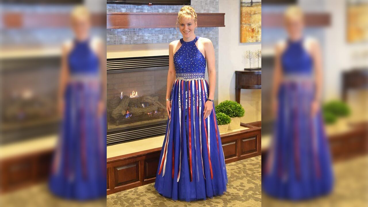 Teen pays tribute to fallen Marines with prom dress design | Fox News