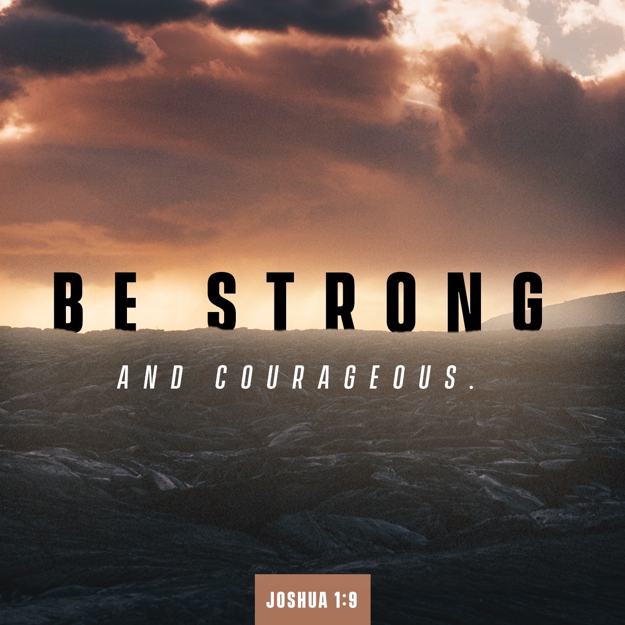 JOSHUA 1:9 Have I not commanded you? Be strong and courageous! Do not tremble or be dismayed, for the LORD your God is with you wherever you go.” | New American Standard Bible (NASB) | Download The Bible App Now