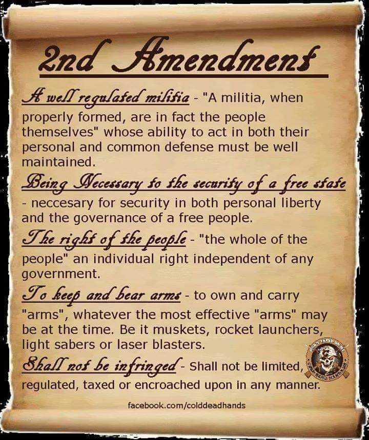 Proper form. Happy 2nd Amendment Day.