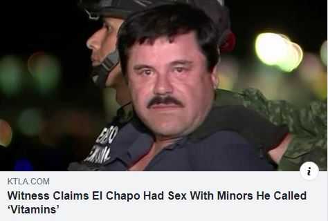 El Chapo called children vitamins
