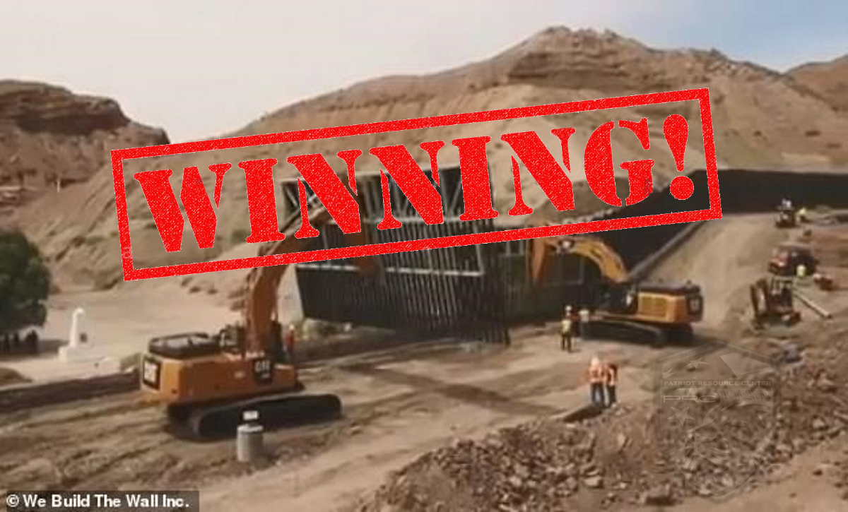 The People's Wall Resumes Construction! | Patriot Resource Center