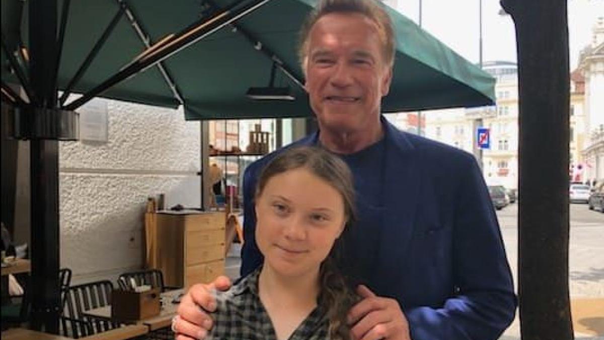 Schwarzenegger und Thunberg kämpfen in Wien gegen Klimawandel - WELT