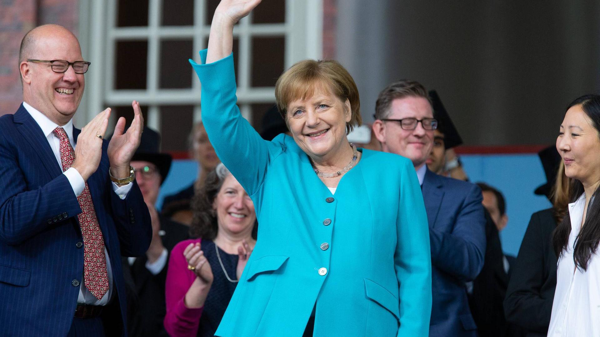 Angela Merkels Rede in Harvard: Die "Zerstörung" Donald Trumps