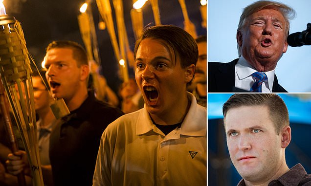 Neo-Nazi Richard Spencer credits the 'nationalist' president for making Charlottesville possible | Daily Mail Online