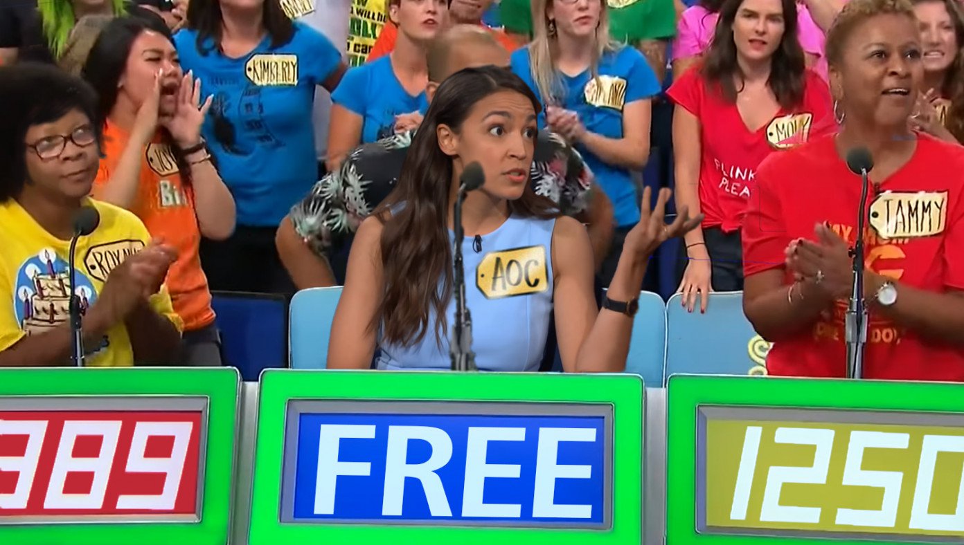 Ocasio-Cortez Appears On 'The Price Is Right,' Guesses Everything Is Free | The Babylon Bee