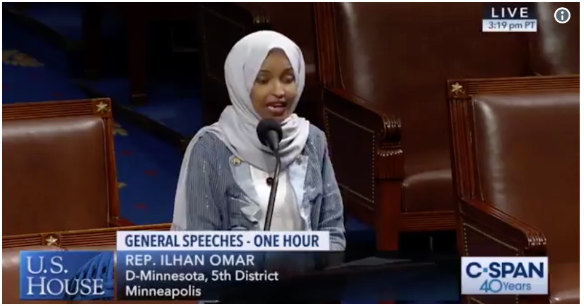 Terror-Tied Rep. Ilhan Omar Attacks Christians On House Floor - Freedom Outpost