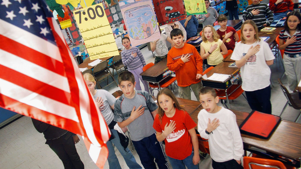 Pennsylvania elementary school removing 'God bless America' after saying of Pledge of Allegiance | TheHill