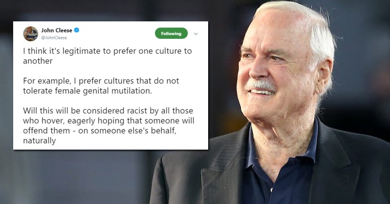 John Cleese: “I Prefer Cultures That Do Not Tolerate Female Genital Mutilation”