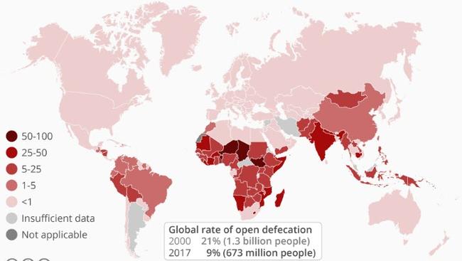 $hithole Countries? 673 Million People Still Defecate Outdoors | Zero Hedge