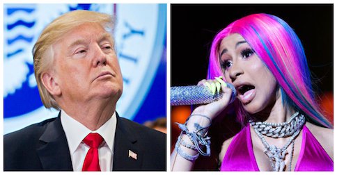 Rapper Cardi B compares cops to children, says they 'can get away with killing a black man' as long as Trump is president