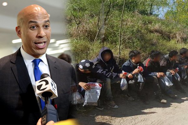 Booker leads deported immigrants back across US border, blames Trump