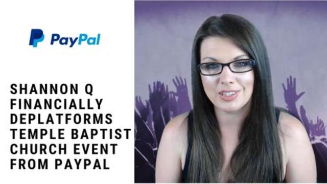 Shannon Q Financially Deplatforms Temple Baptist Church Event From PayPal