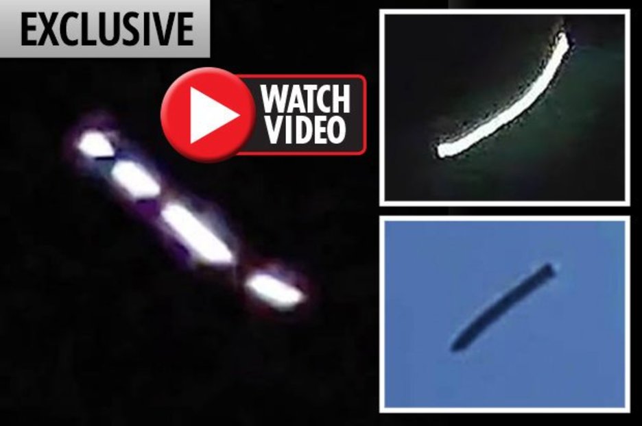 Snake-like UFOs across US 'could be military craft used by Space Force' - Daily Star