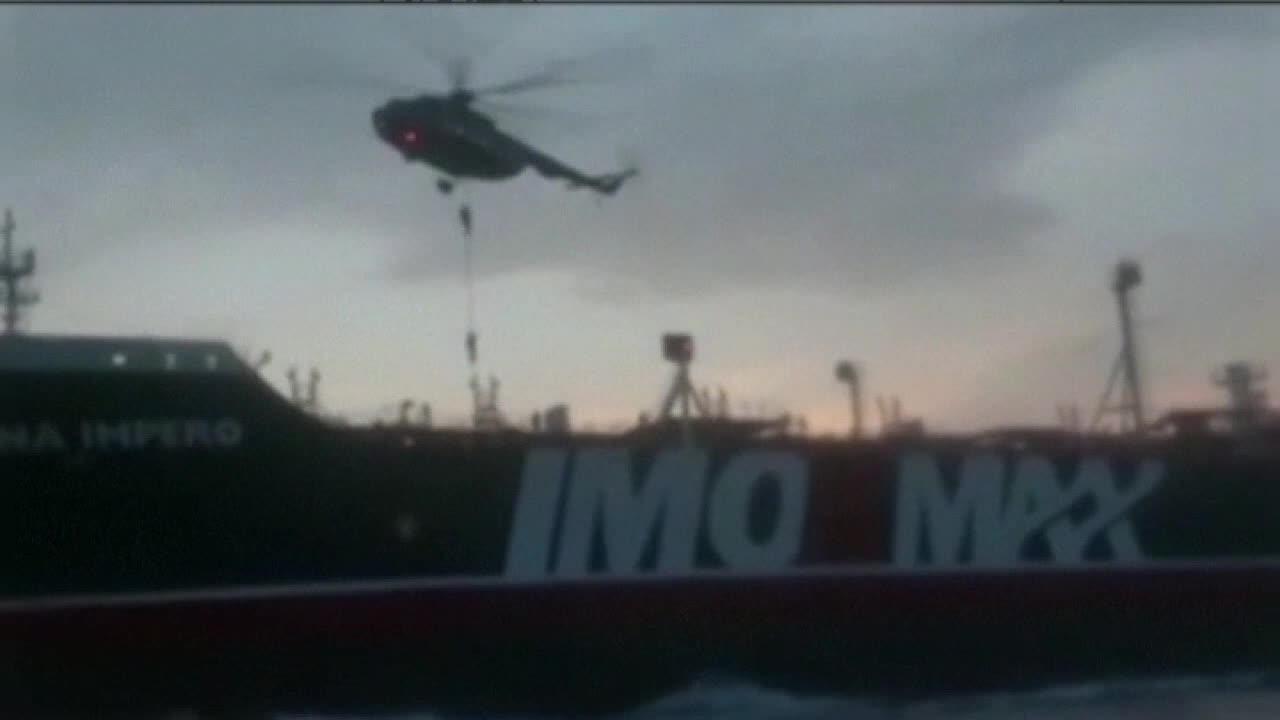 New footage by Iran purportedly shows commandos rappelling onto UK-flagged oil tanker | Fox News