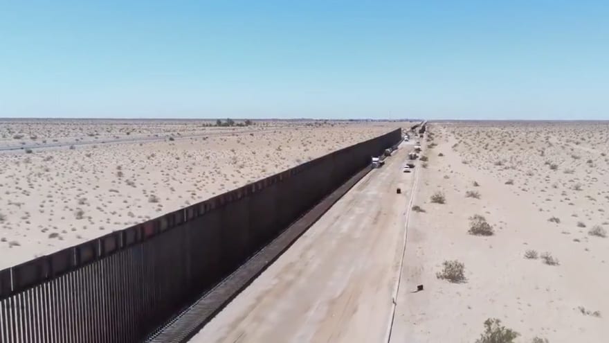 UNDER CONSTRUCTION: Border Patrol Releases Drone Footage of ‘60 Miles of New Border Wall System’ in Arizona | Sean Hannity