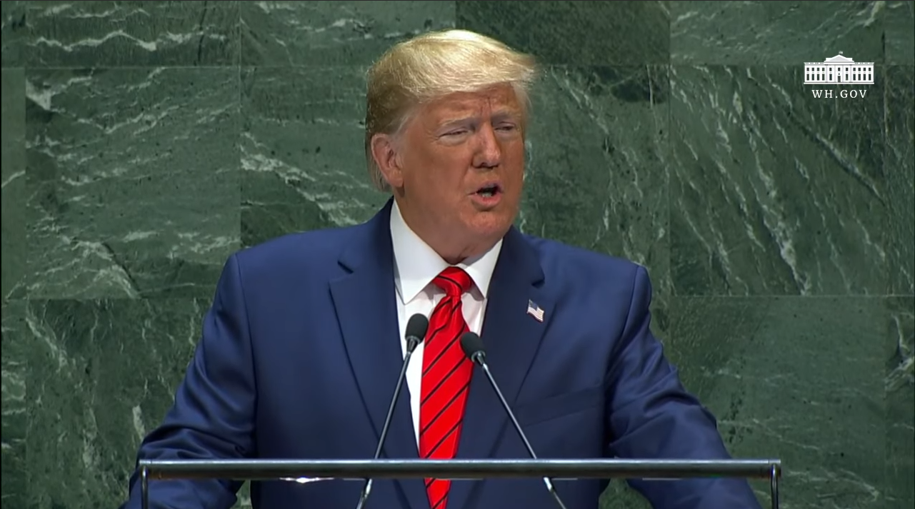 Deutsch: Trumps Rede vor der 74. UN Vollversammlung 2019 – „Sozialismus und Kommunismus haben nur eines im Sinn: Macht für die herrschende Klasse.“ | Tagesereignis