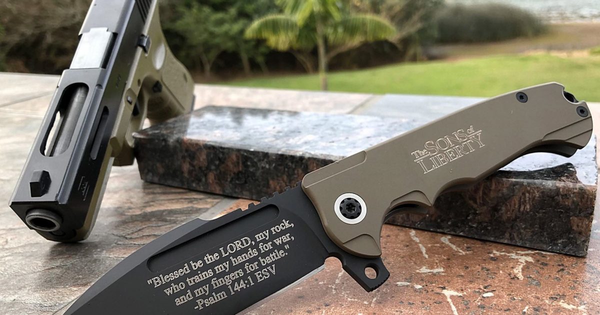 Win A One Of A Kind Andre DeVilliers Tactical Folding Knife From The Sons Of Liberty » Sons of Liberty Media