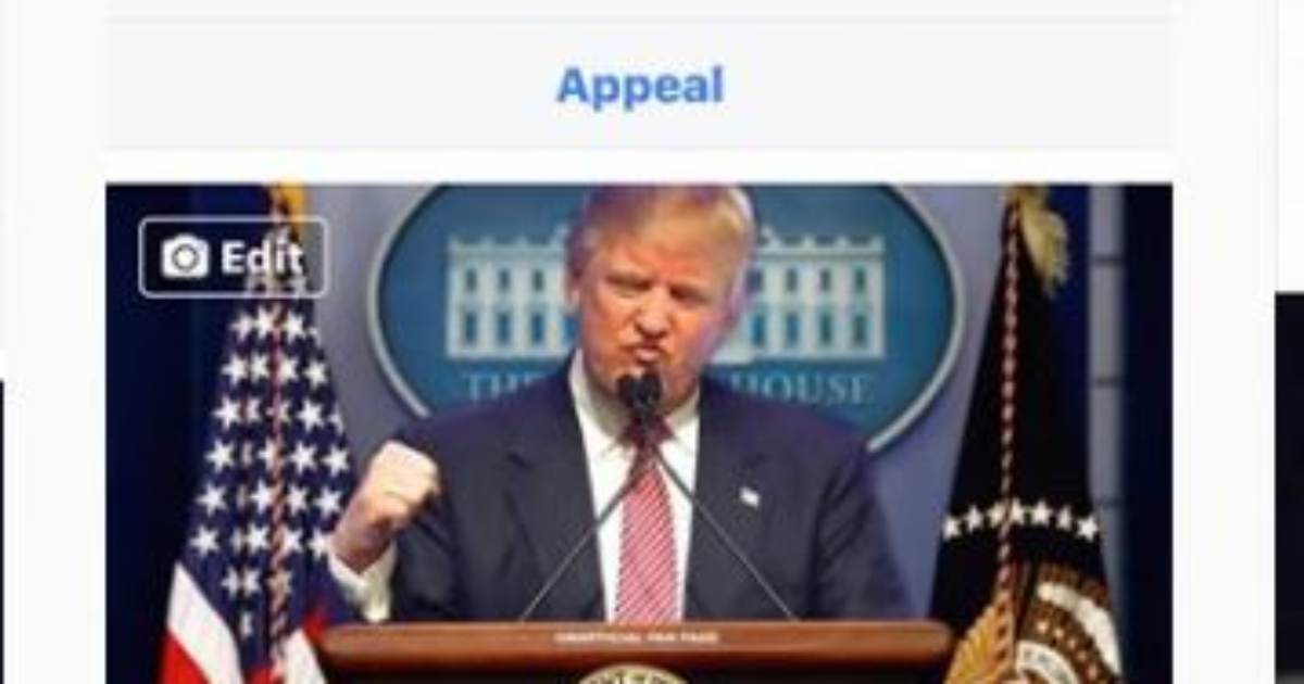 CRIMINAL Facebook Deletes "Donald Trump is Our President" Facebook Fan Page with 3,276,000 Fans!