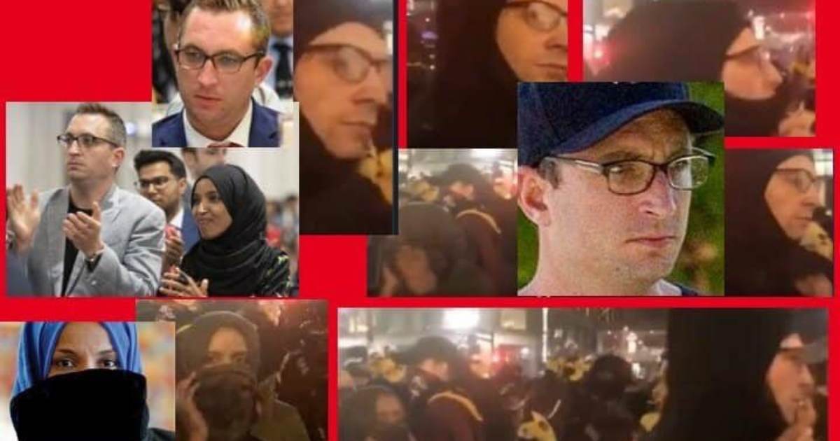 CONFIRMED!... Ilhan Omar and Lover Tim Mynett Were Seen at the MN Trump Riots! PHOTOS AND VIDEO -- (Facial Recognition Confirmation) ..UPDATE