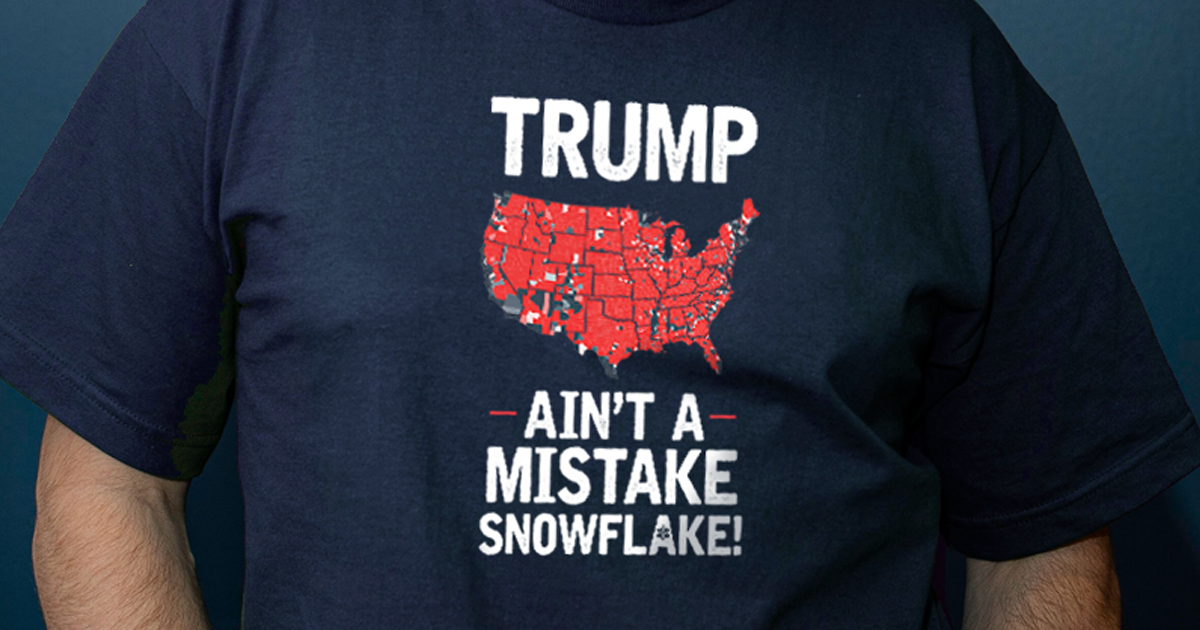 It Ain't A Mistake Voting Demographic Tee                      – Trump Make America Great Again Committee