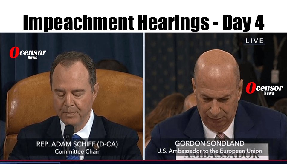 Impeachment Hearings - Day 4 - 0Censor