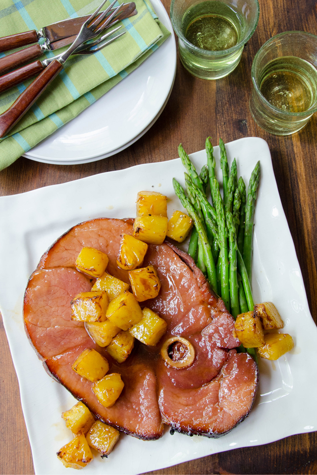Ham Steak with Brown Sugar Glaze | Blue Jean Chef - Meredith Laurence