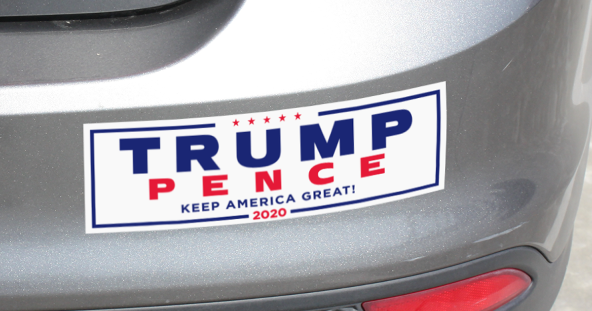 Official Trump-Pence 2020 Bumper Sticker - Set of 2                      – Trump Make America Great Again Committee