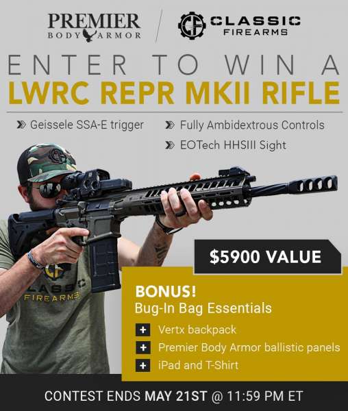 Contest - Win An LWRC REPR MKII Rifle w/ EOTech HHSIII Sight