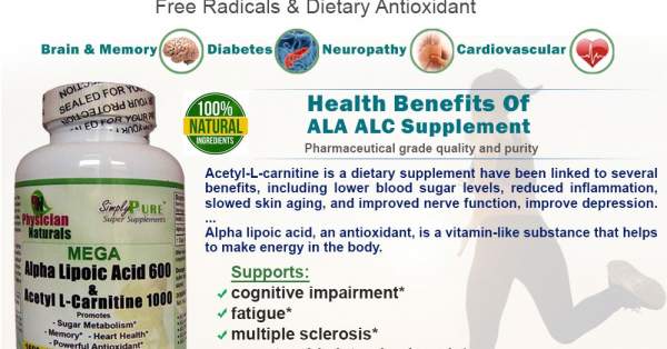 Health Supplements  - Alternative Health - Promotions: Alpha Lipoic Acid (ALA) Supplement Benefit