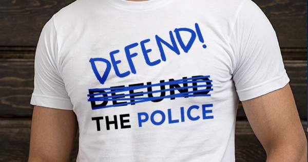 Defend The Police Tee                      – Trump Make America Great Again Committee