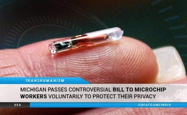 Michigan Passes Controversial Bill To Microchip Humans Voluntarily "To Protect Their Privacy" | Zero Hedge