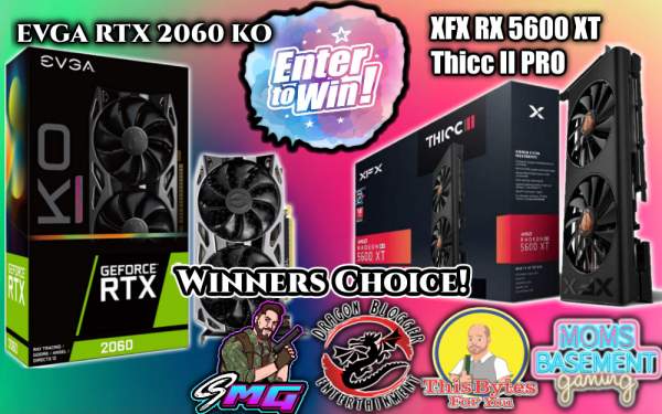 Win a GeForce RTX 2060 KO Ultra or an XFX Radeon RX 5600 XT Thicc II