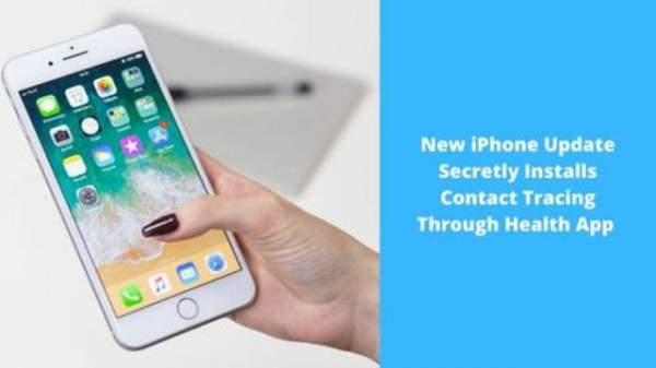 New iPhone Secretly Installs Contact Tracing Through Health App