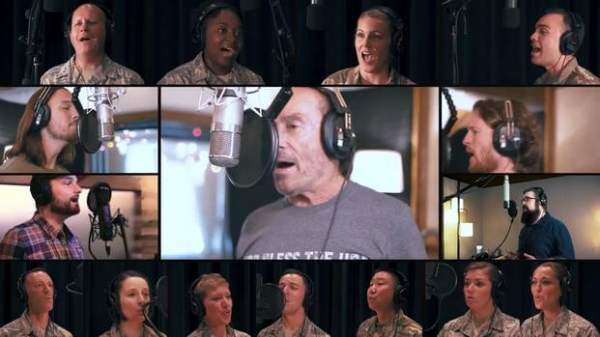 Air Force Teams Up with Lee Greenwood for Patriotic God Bless the USA Performance | Military.com