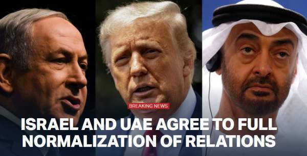 BREAKING: ISRAEL AND UAE AGREE TO FULL NORMALIZATION OF RELATIONS. President Trump brokers deal. First Arab-Israeli peace agreement in 26 years. - Joel C. Rosenberg's Blog Joel C. Rosenberg's Blog
