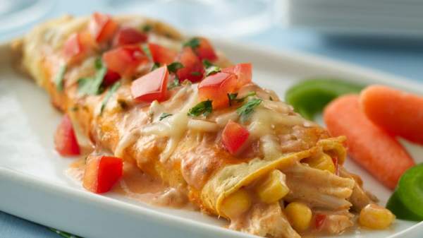 Tex-Mex Chicken Enchiladas Recipe