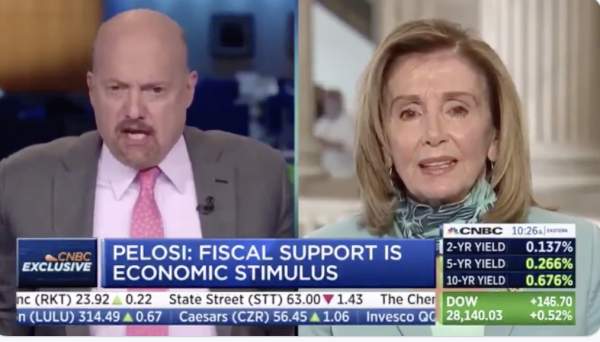 OOPS! Jim Cramer calls Pelosi Trump's nickname for her! - Self-Reliance Central