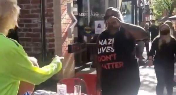 'F*ck White People!' - BLM-Biden Supporters Scream at Elderly Couple Dining Outdoors in Pittsburgh, Steal Their Drinks Off Table (VIDEO)