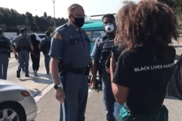 Washington State Troopers have enough of defiant protester on freeway