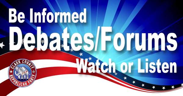 Candidate Forums and Debates | Clark County Republican Party