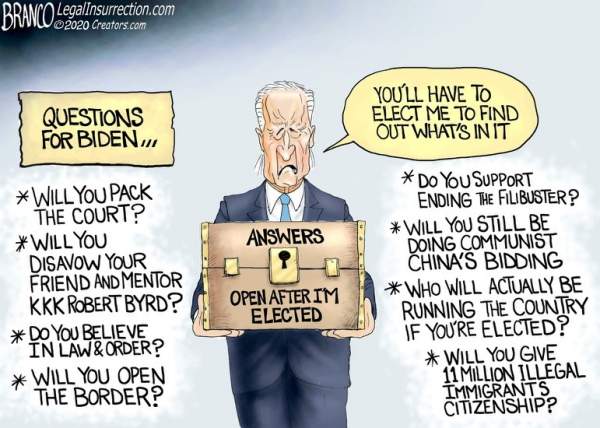 Joe Biden's box of answers