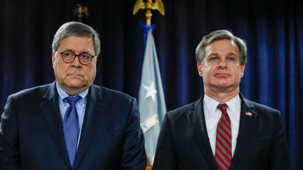 "A Swamp Protection Racket": Reporter Points Out FBI Director Christopher Wray Profited From Biden/Russia/China Deal & So Did AG William Barr » Sons of Liberty Media