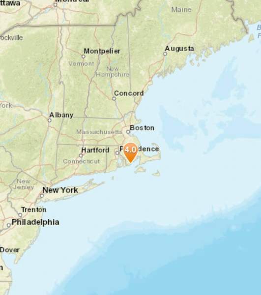 Magnitude 4.0 Rattles Bliss Corner, Massachusetts