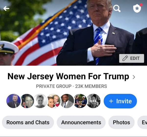 N.J. Women For President Trump group, with 29K members, removed from Facebook days before election