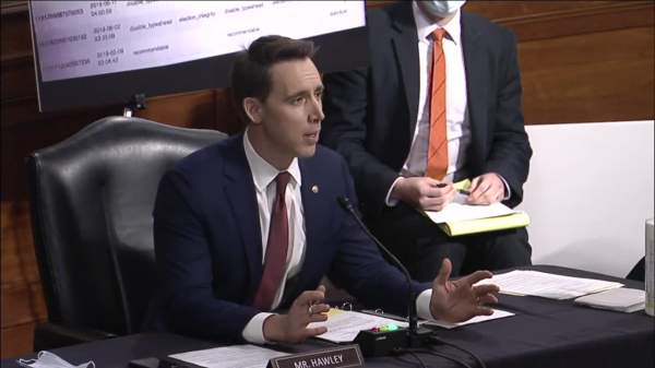 Sen. Hawley Produces Facebook Whistleblower Evidence That Leaves Zuckerberg SPEECHLESS at Hearing
