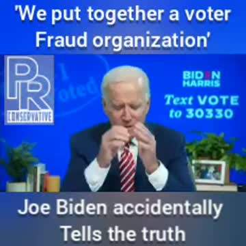 'We put together a voter organization' Joe Biden